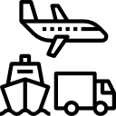 Logistics, Transportation, and Distribution icon