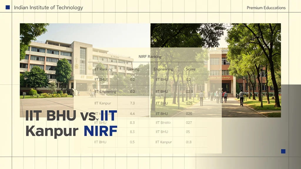 Iit Bhu Vs Iit Kanpur Nirf Comparison Rankings Placements 264321