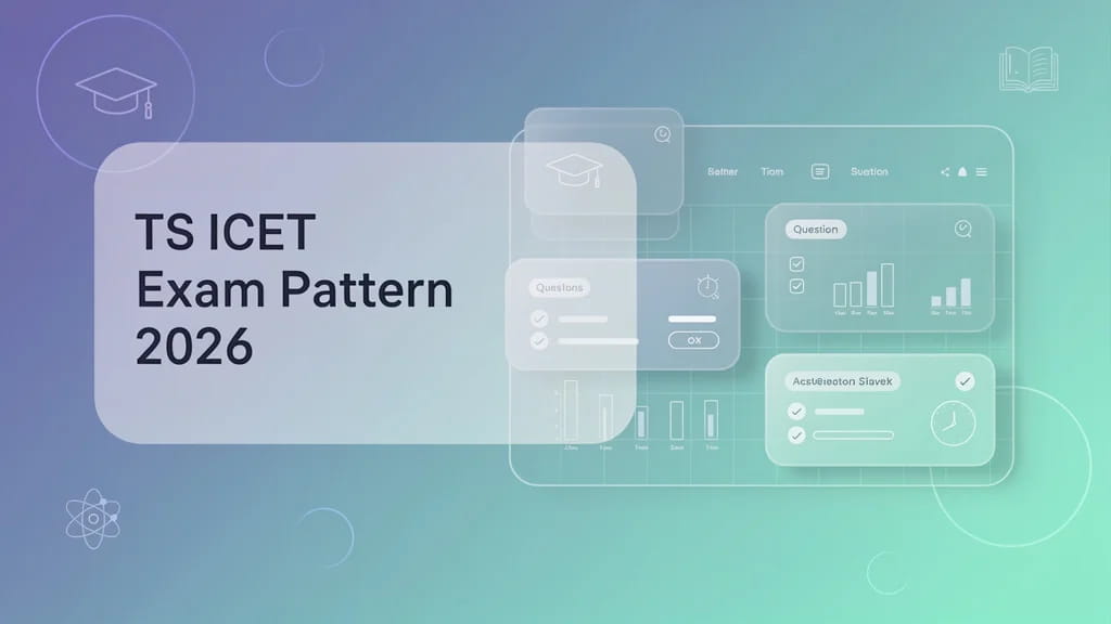 TS Icet Exam Pattern 2026 Complete Shift Wise Structure M 929062