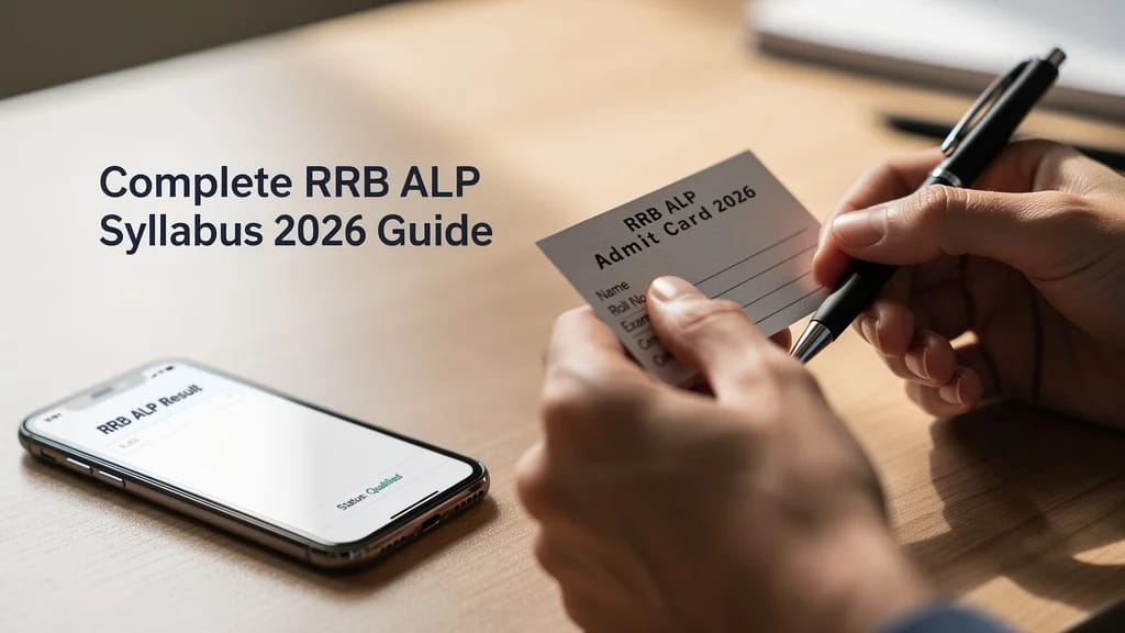 Complete Rrb Alp Syllabus 2026 Guide Cbt1 Cbt2 Cbat Weig 747389