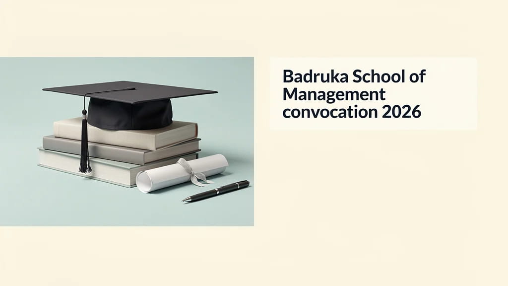 Badruka School of Management Convocation 2026 Inside the Fi 458219
