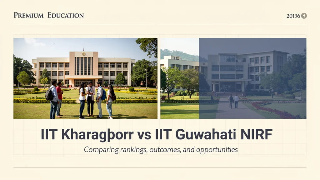 Iit Kharagpur Vs Iit Guwahati Nirf Rankings Compare 2025 Ni 433194