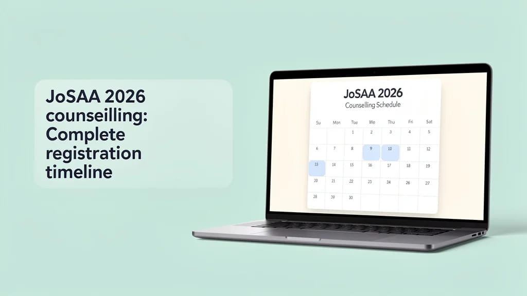 Josaa 2026 Counselling Complete Registration Timeline Step 807254